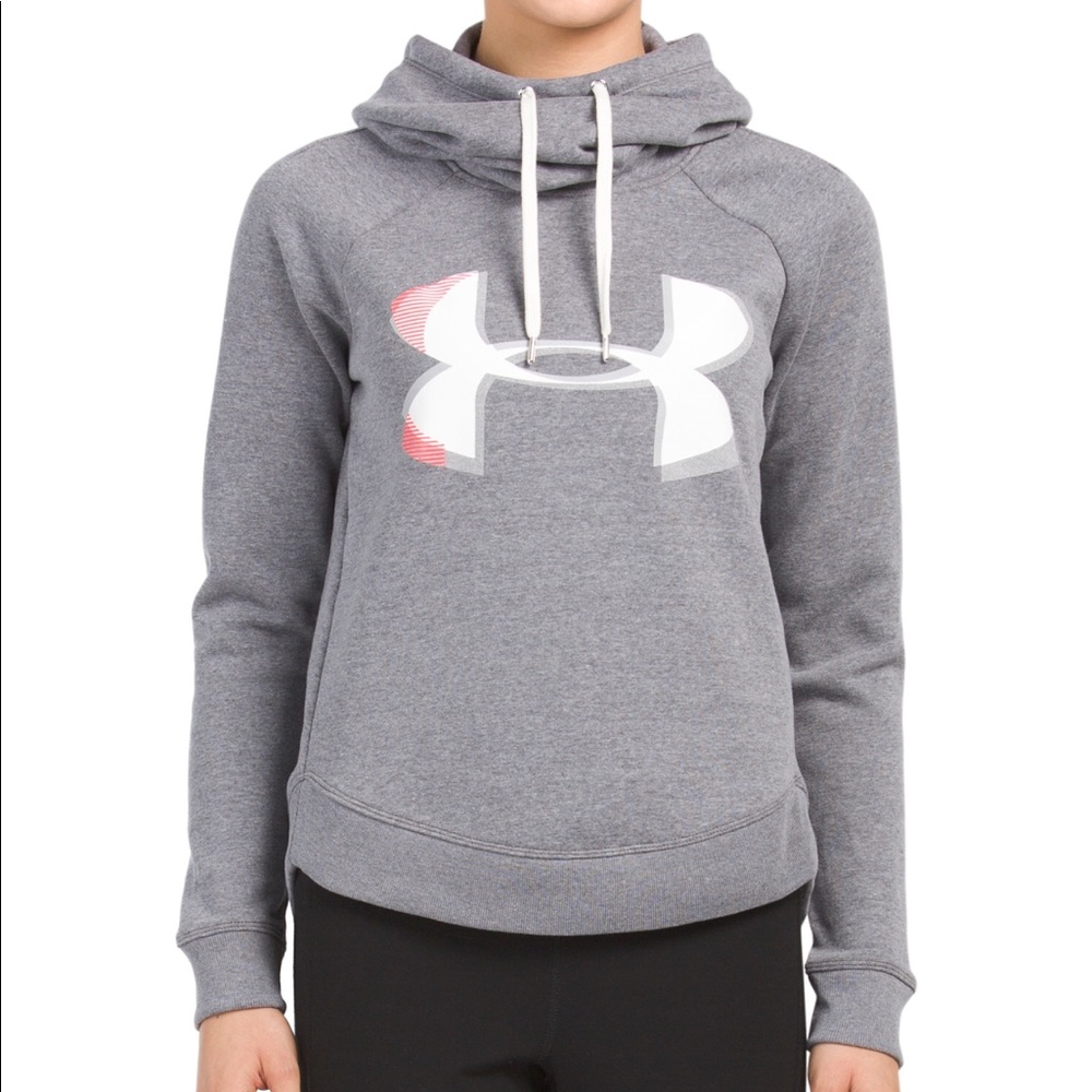 New Under Armour Women exploded logo hoodie sz: S